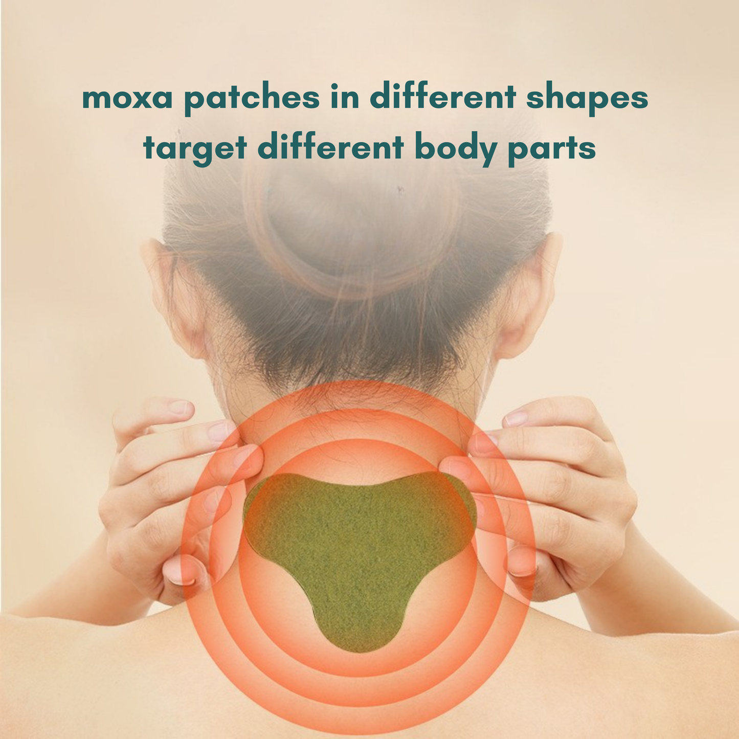 Herbal Moxibustion Heat Patch Bundle for Shoulder and Neck, Lumbar, Knee(36/60patches)