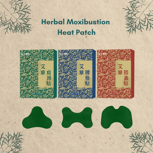 Herbal Moxibustion Heat Patch Bundle for Shoulder and Neck, Lumbar, Knee(36/60patches)