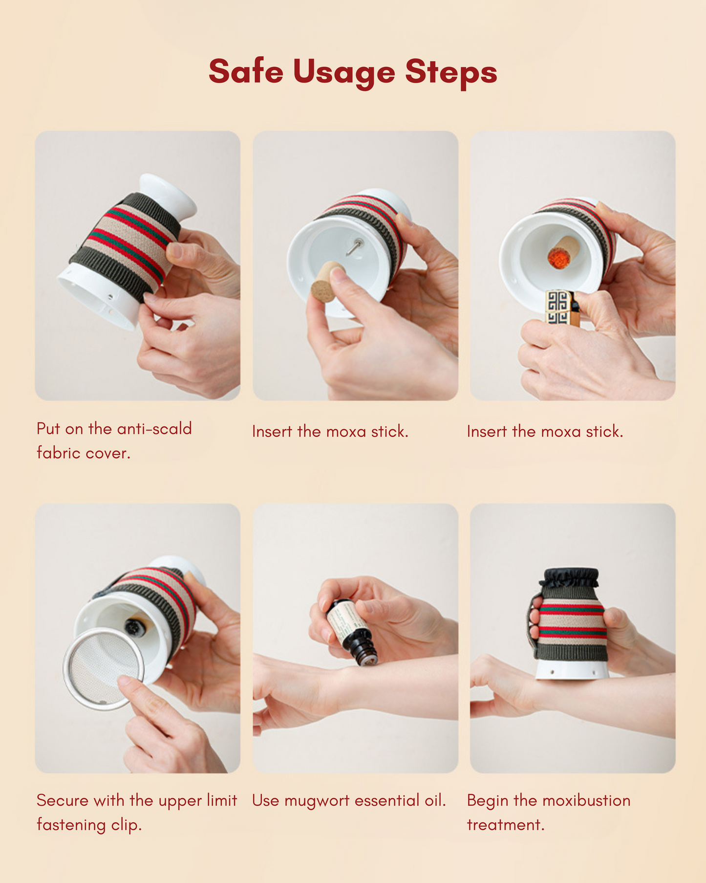 Rū Facial Moxibustion Glow Cup Set