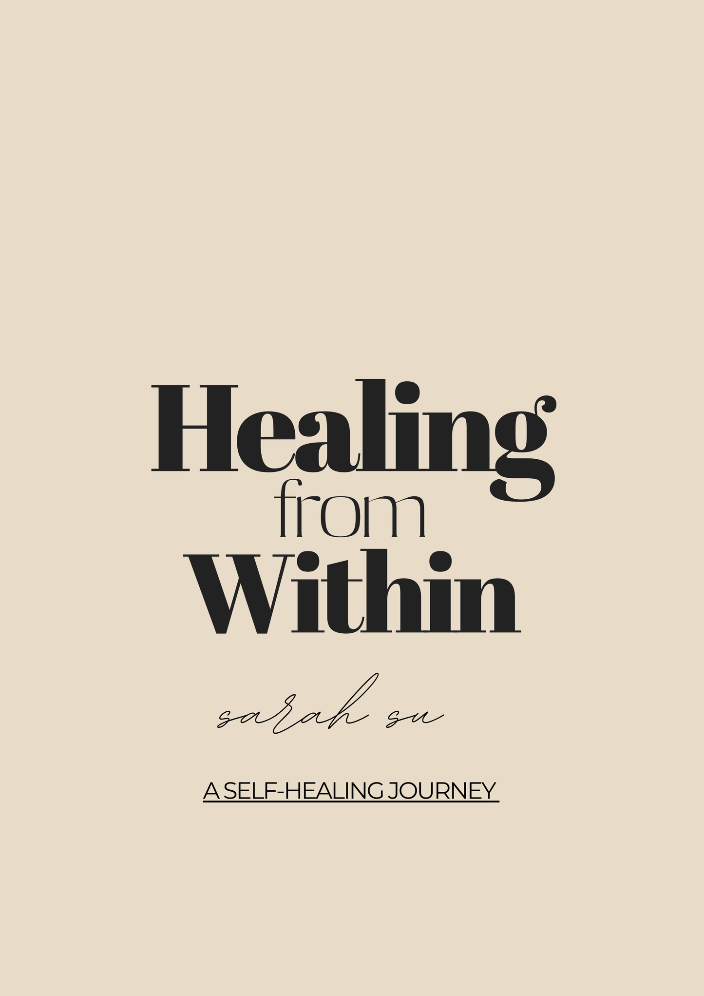 Healing from Within (Audio Book) by Sarah Su